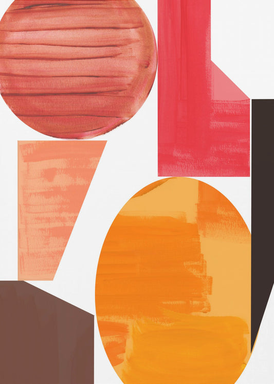 Geometric Warmth No1 | Poster