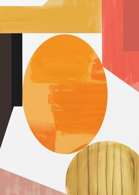 Geometric Warmth No2 | Canvas