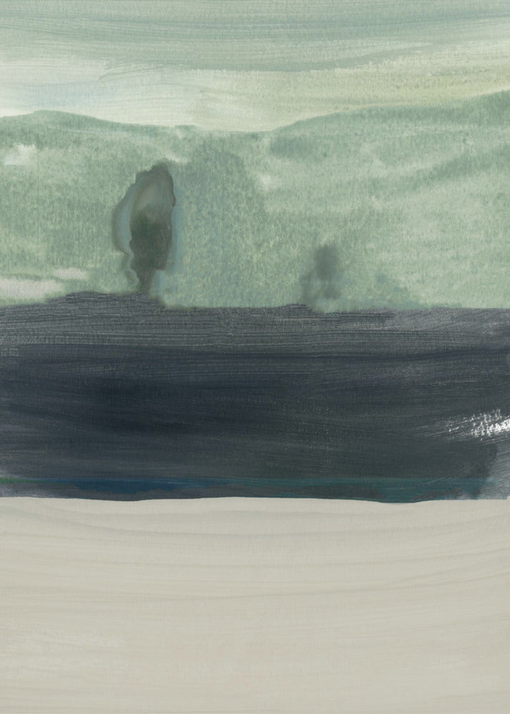 Minimal Dark Landscape 1 | Poster