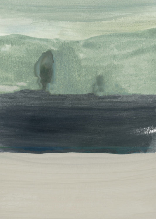 Minimal Dark Landscape 1 | Poster