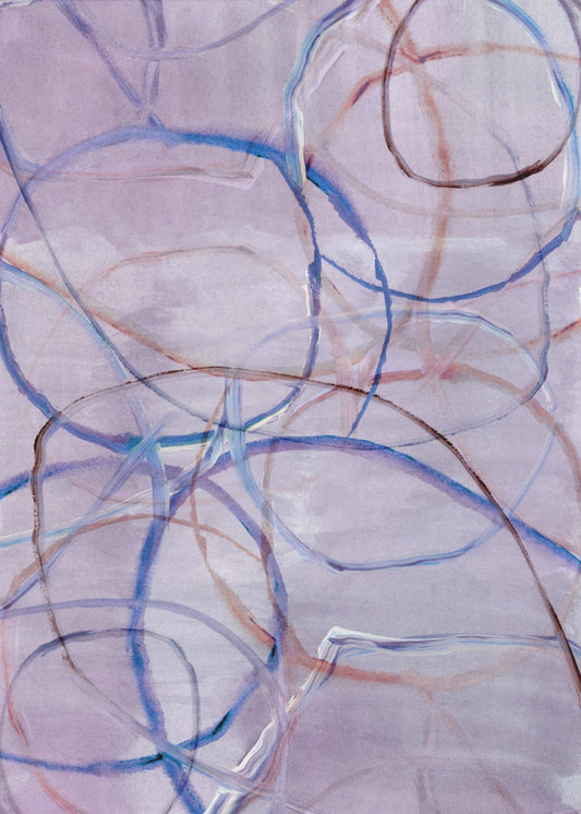 Muted Abstract Lines 4 | Poster