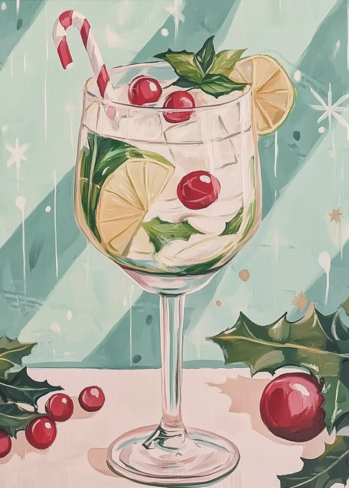 Christmas Mojito Cocktail | Poster