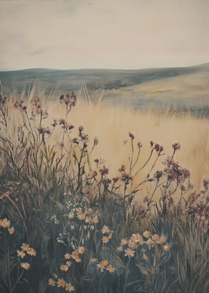 Landscape Wild Flower | Canvas