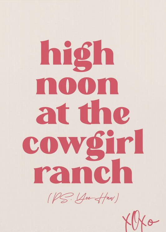 Cowgirl | Poster