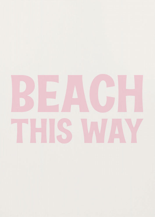 Beach This Way | Canvas