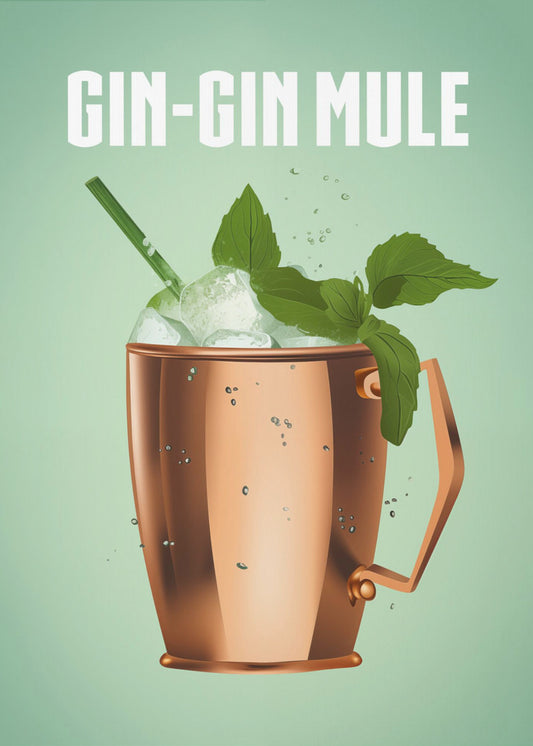 Gin Gin Mule Copper | Poster