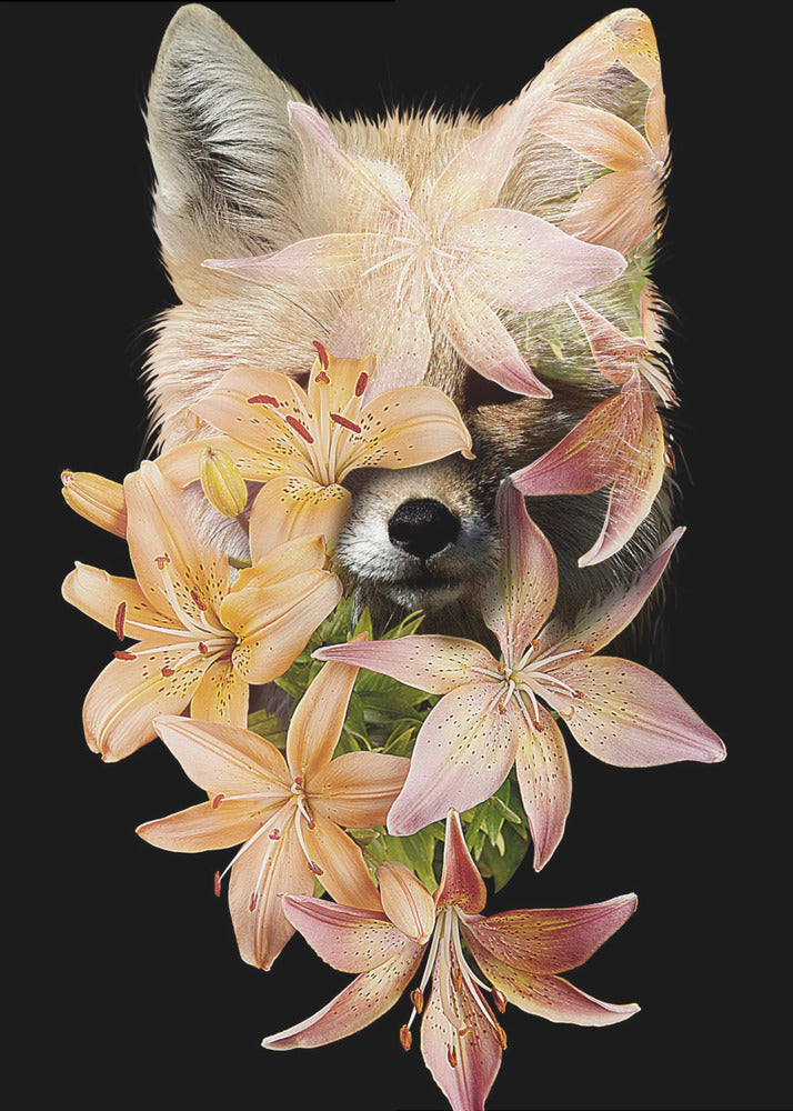 Foxy Flowers | Canvas