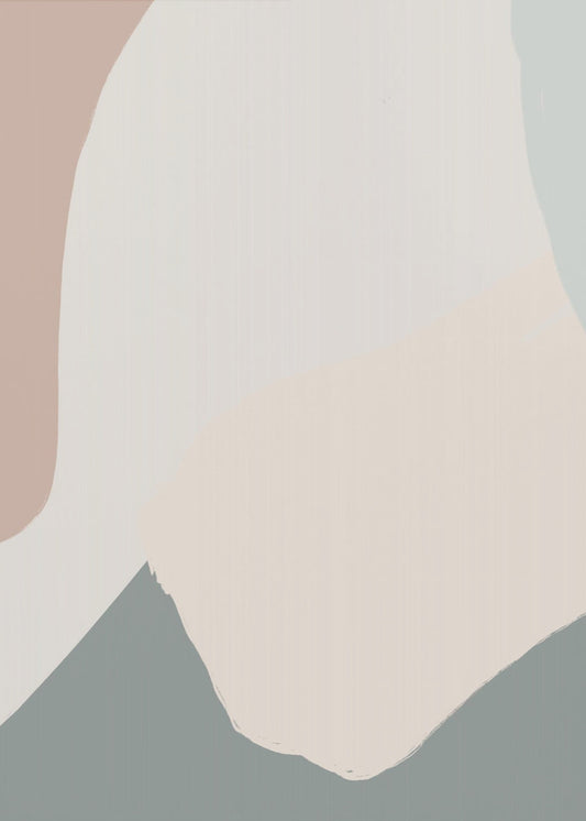 Soothing Beige Abstract | Canvas