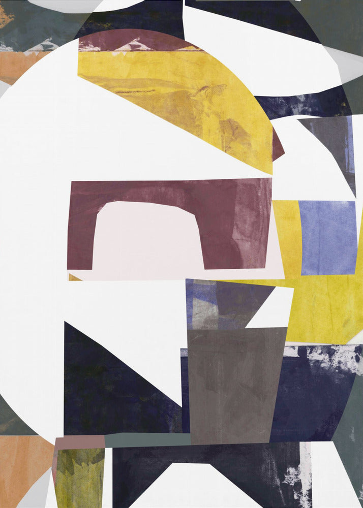 Abstract Cut Outs No 1 | Canvas