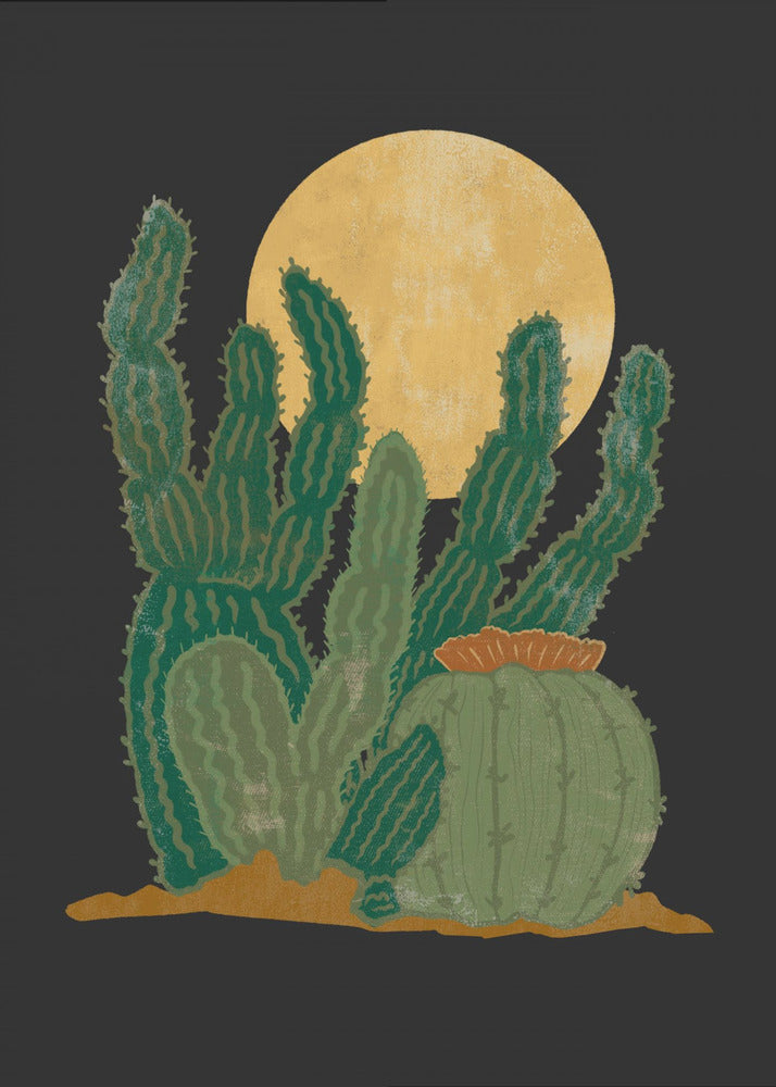 Modern Americana and Cactus | Canvas