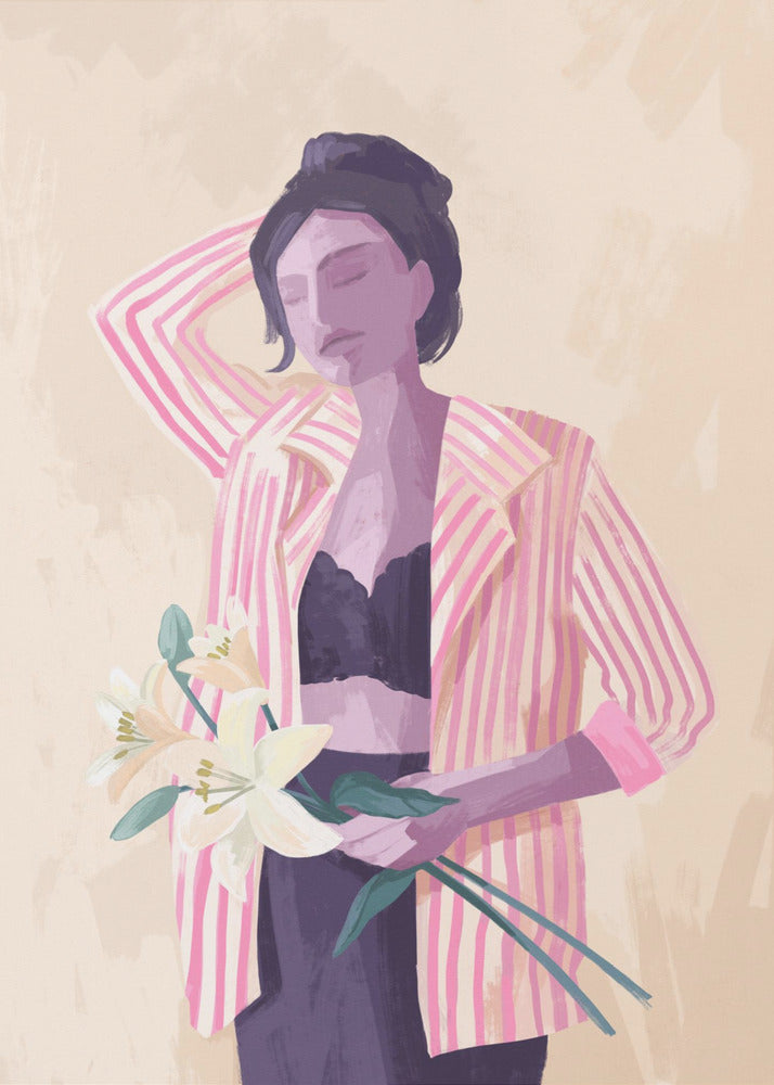 Lilly in a Jacket | Canvas