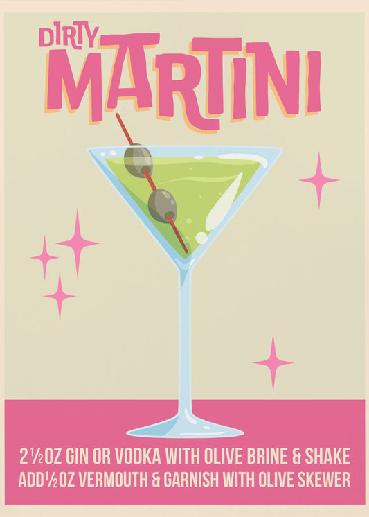 Dirty Martini Cocktail 01.png | Canvas