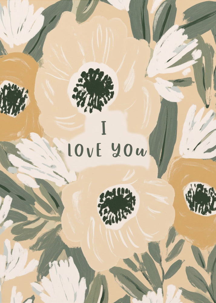 Floral Love Note | Poster
