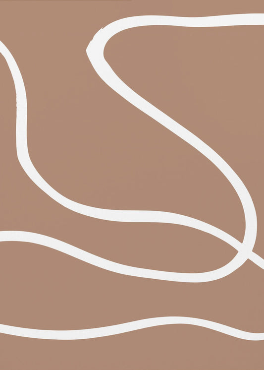 Abstract Mocha | Canvas