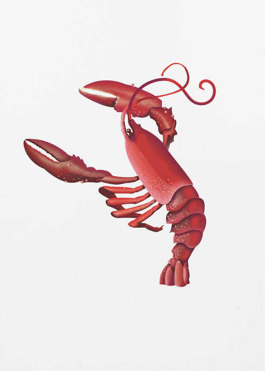 Vibrant Lobster Dance | Canvas