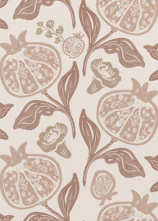 Pomegranates Pattern | Canvas