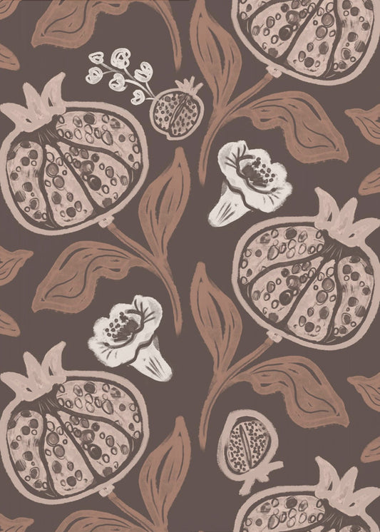 Pomegranates Pattern | Canvas