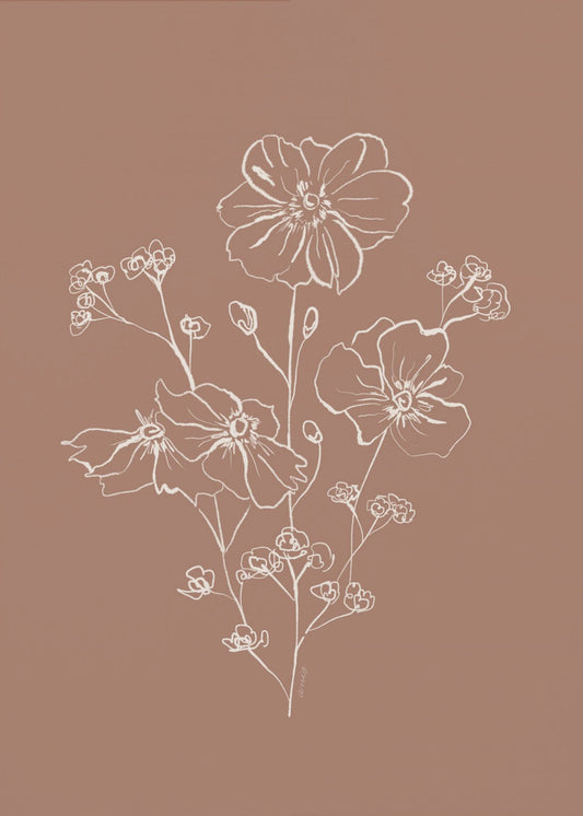 Wild Roses Bouquet | Poster