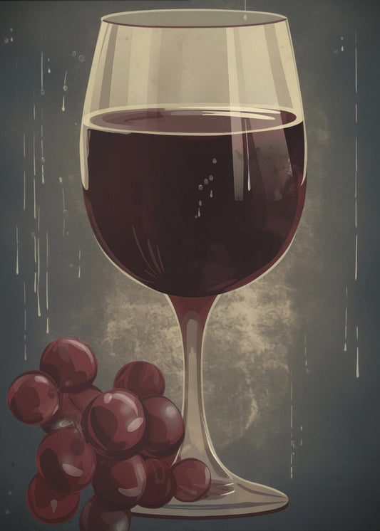 Red Red Wine No 1 | Canvas