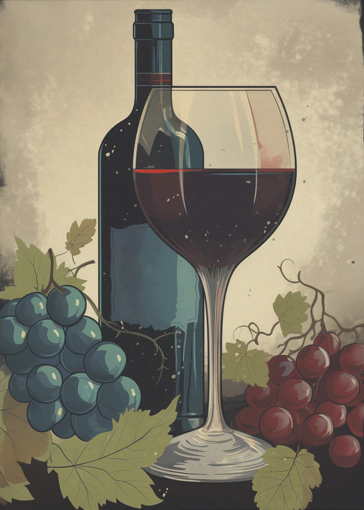 Red Red Wine No 4 | Canvas