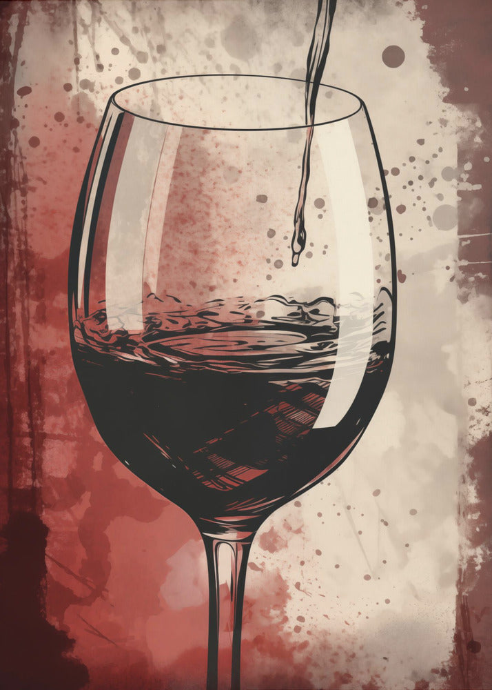 Red Red Wine No 5 | Canvas