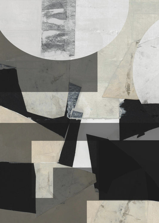 Monochrome Composition No. 1 | Canvas