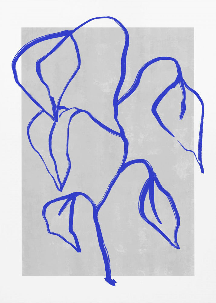 Blue Lines Harmony | Poster