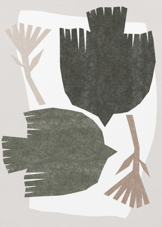 Abstract Birds Flight | Poster