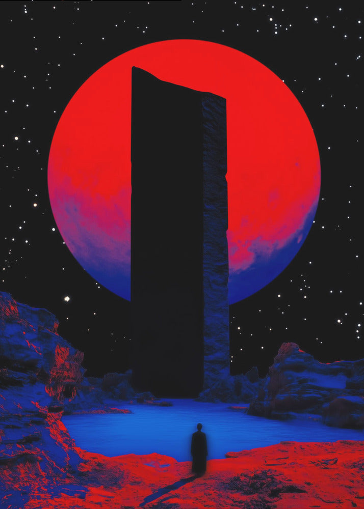 Red Moon Aura | Canvas