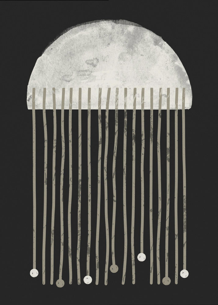 Midnight Whispers Abstraction | Poster