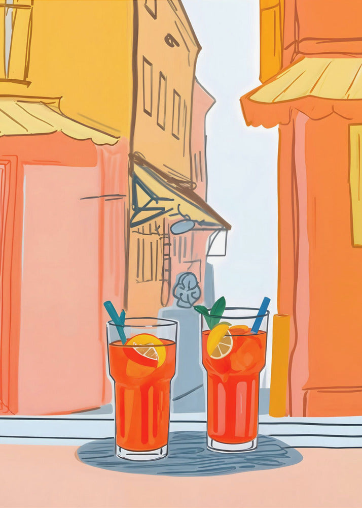Two Aperols Please! | Poster