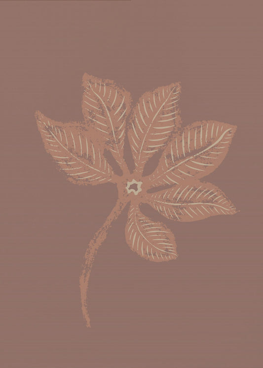 Abstract Mochs Foliage | Poster