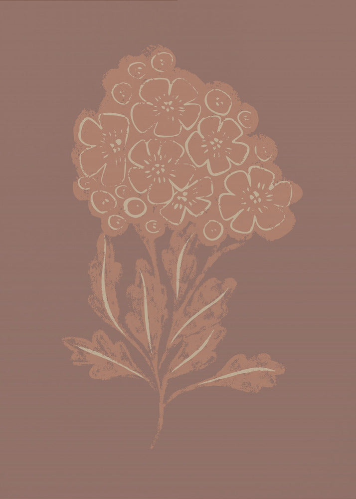 Mocha Bloom | Canvas