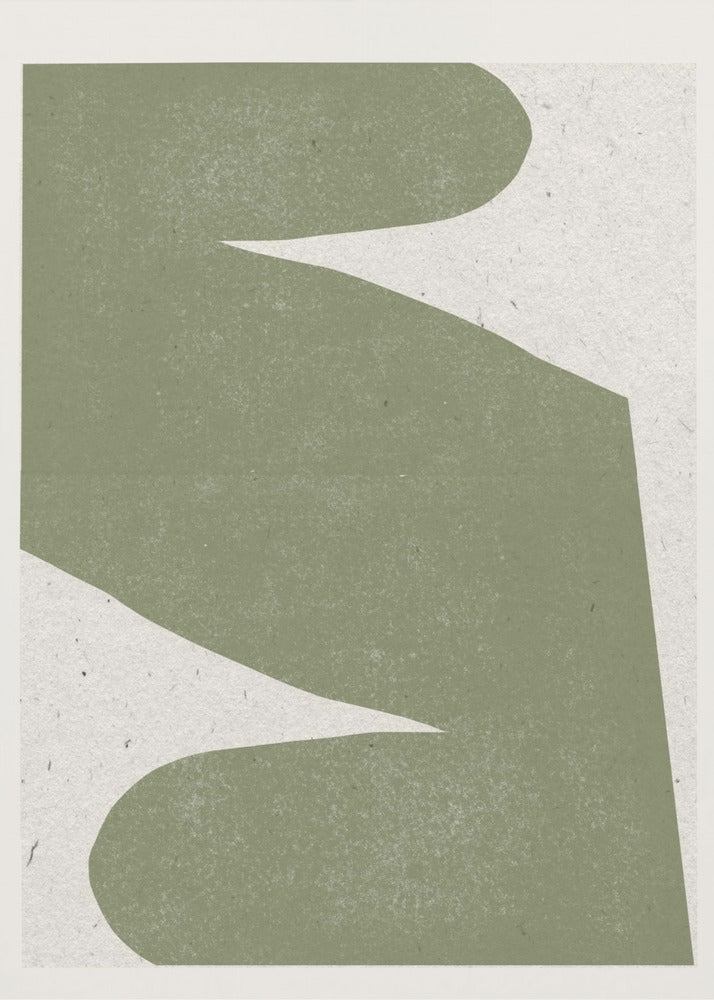 Gentle Green Flow | Canvas