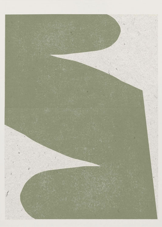 Gentle Green Flow | Canvas