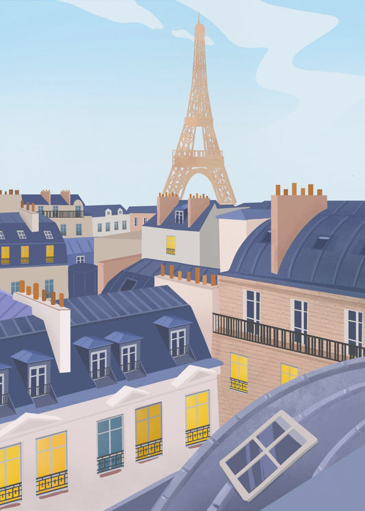 Paris Rooftops | Poster
