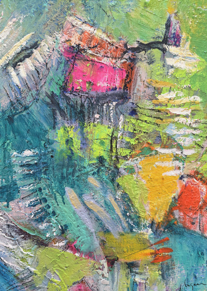 Expressionist Colorful Abstract | Canvas