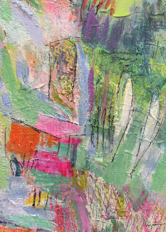 Vivid Abstract Neighborhood | Poster