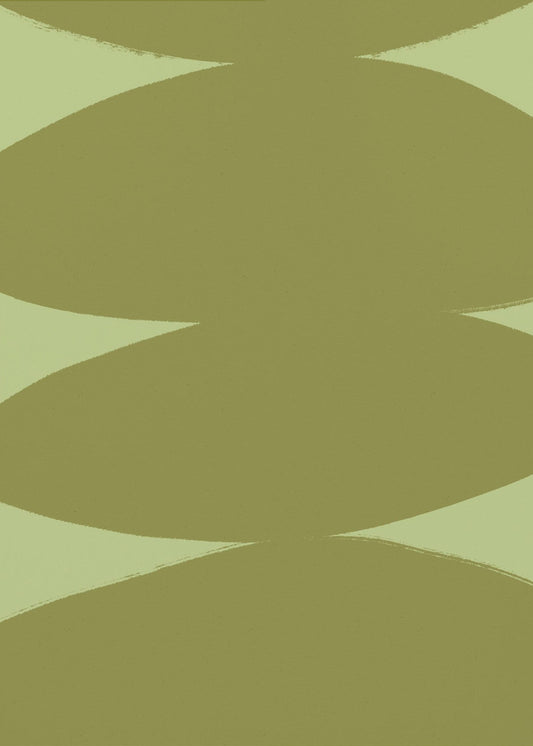 Green Harmony Shapes | Poster