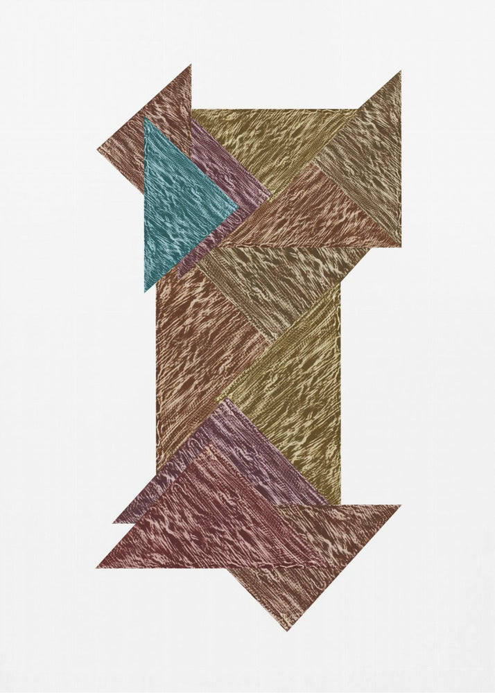 Mocha Textural Abstract 3 | Canvas
