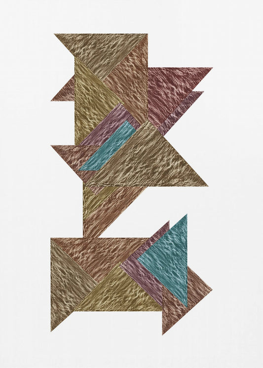 Mocha Textural Abstract 2 | Canvas