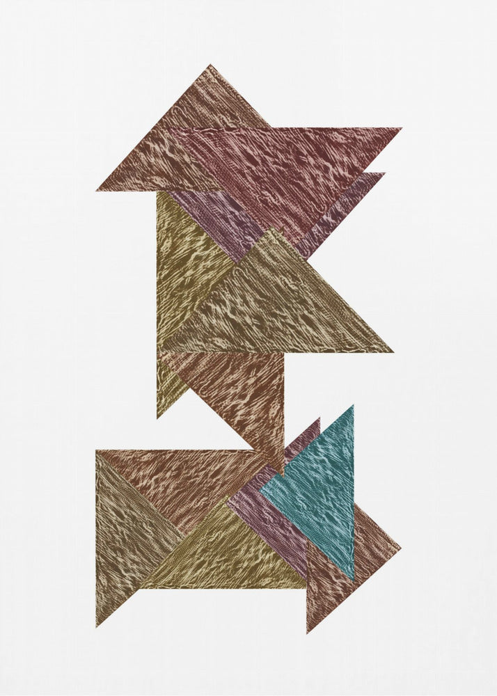 Mocha Textural Abstract 1 | Canvas