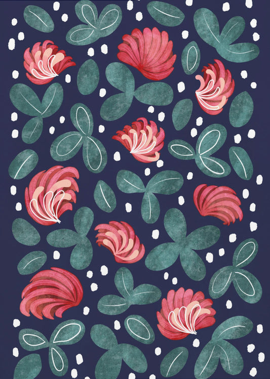 Red flowers III | Canvas