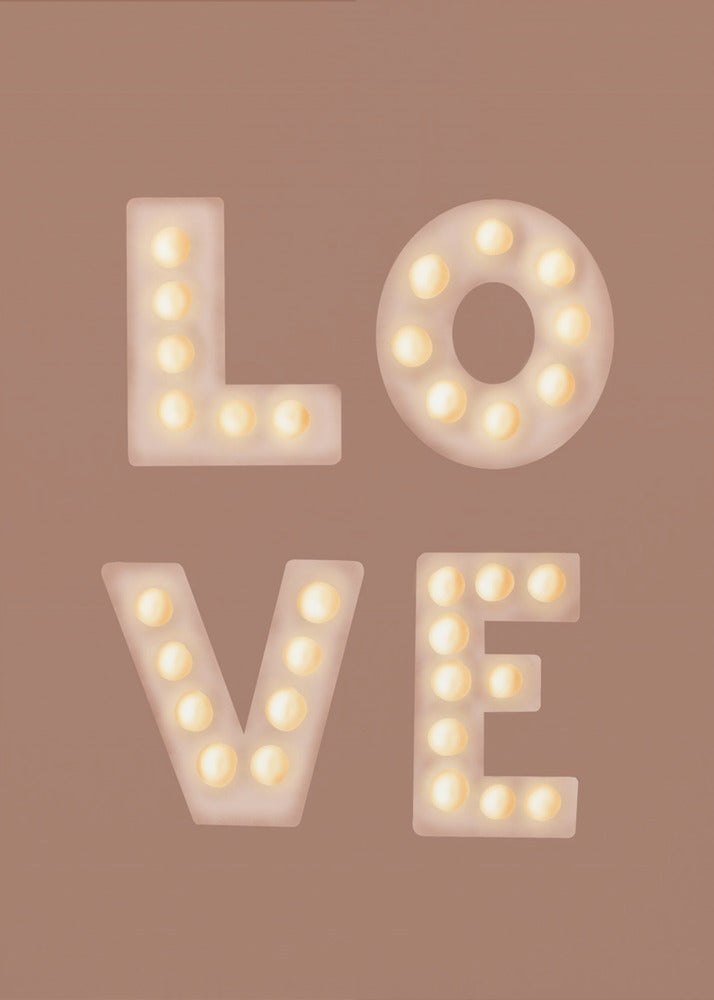 Love Lightletters Mochamousse | Canvas