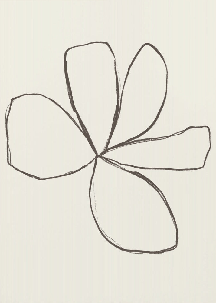 Petal Outline Sketch | Poster