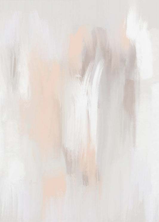 Soft Neutral Tones with Delicate Brushstrokes | Canvas