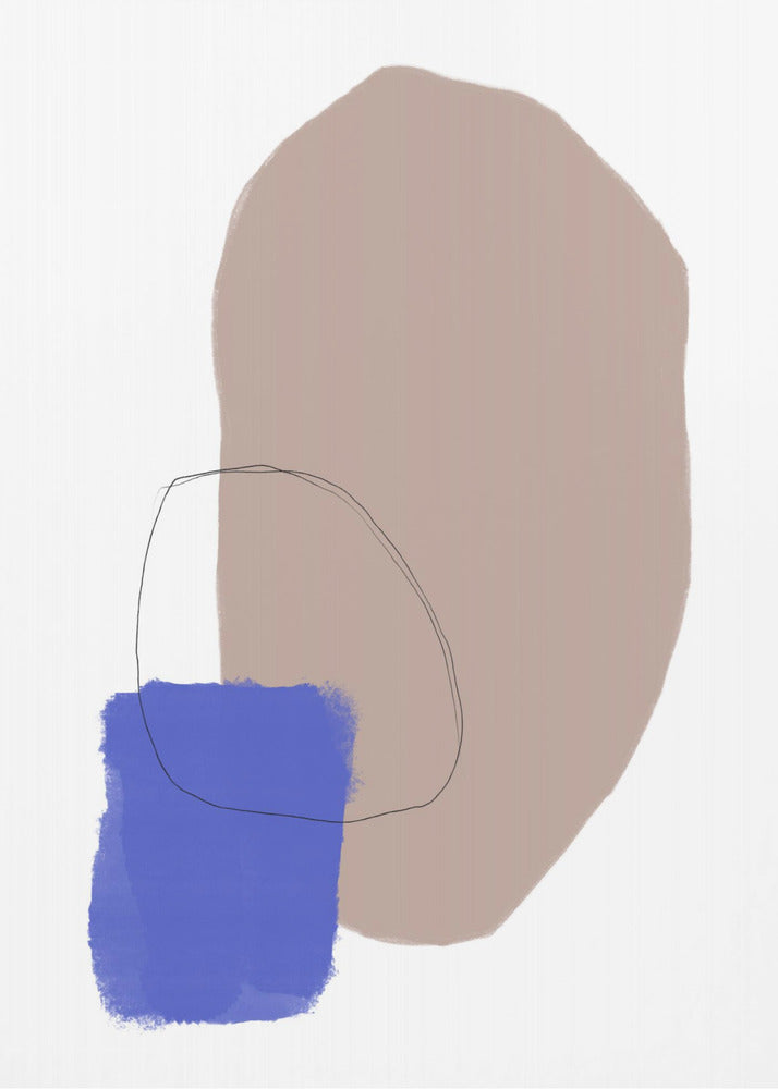 Organic Shapes And Earthy Tones | Poster