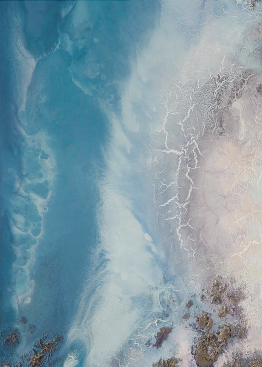 Aerial Beach  - Seaside Whispers 1 | Poster