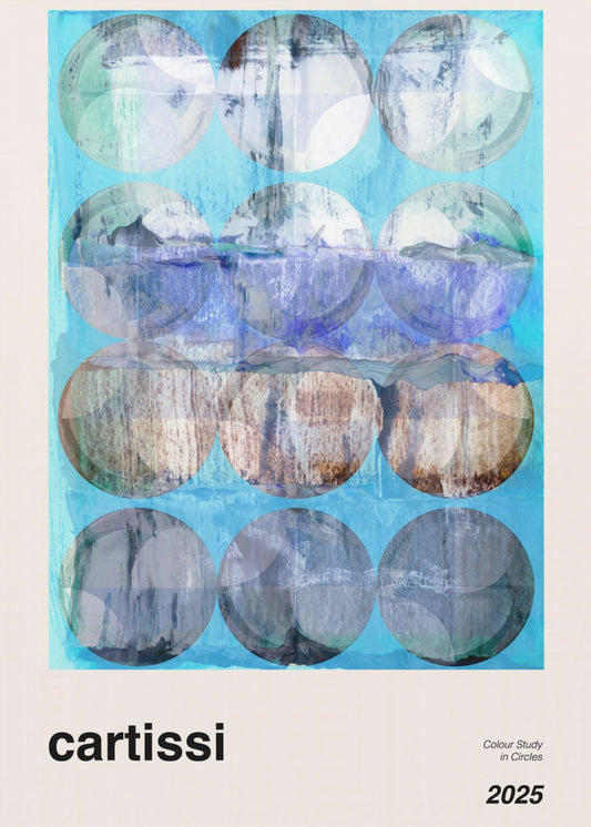Colour Study In Circles | Canvas