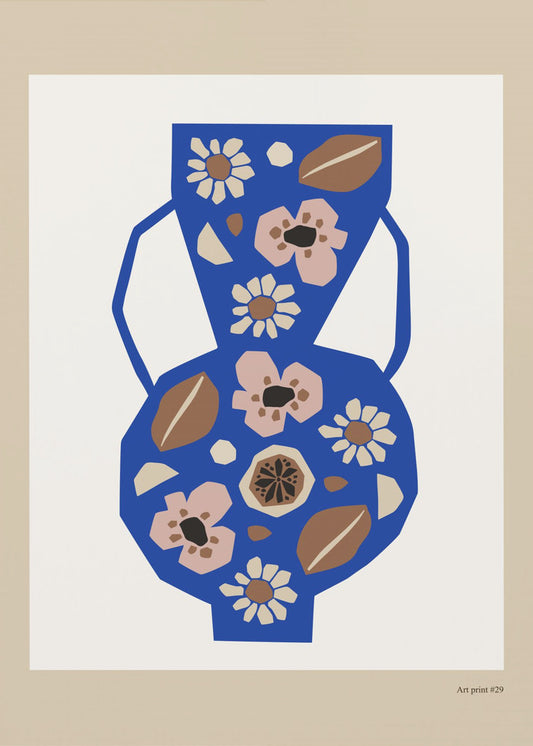 Floral Vase Harmony | Poster